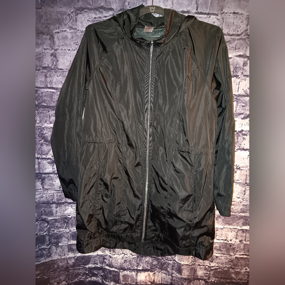 Athletic Balck Zip Up sz XL